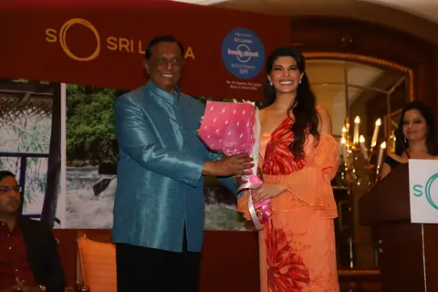 Jacquline Fernandez snapped attending a media event