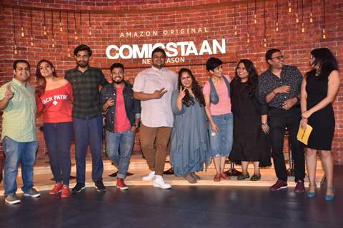 Well-known Comedians snapped at the Trailer launch of Comicstaan 2