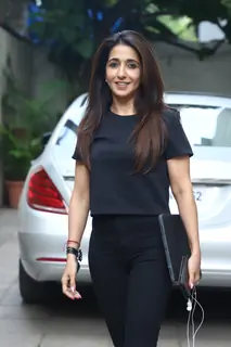 A celebrity was spotted around the town