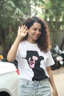 Kangana Ranaut was spotted around the town