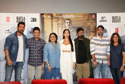 The cast of Batla House at its trailer launch