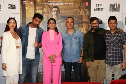 The cast of Batla House at its trailer launch