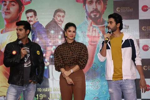 Sunny Leone at the promotions of Jhootha Kahin Ka!