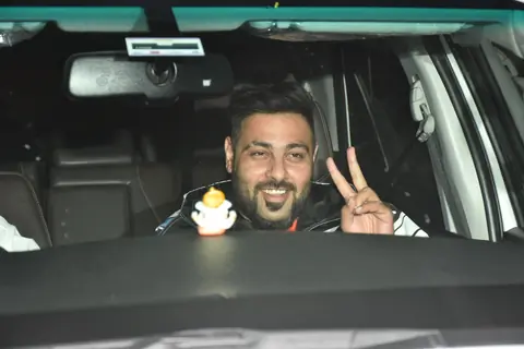 Baadshah was spotted around the town