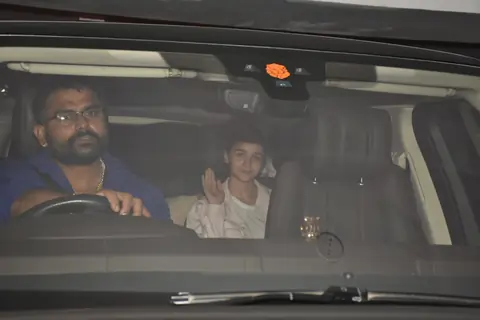 Alia Bhatt was spotted around the town