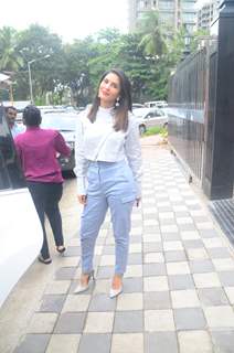 Sunny Leone was spotted around the town