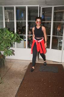 Patralekha was spotted around the town