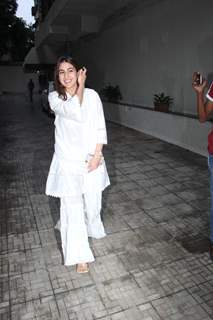 Sara Ali Khan was spotted around the town