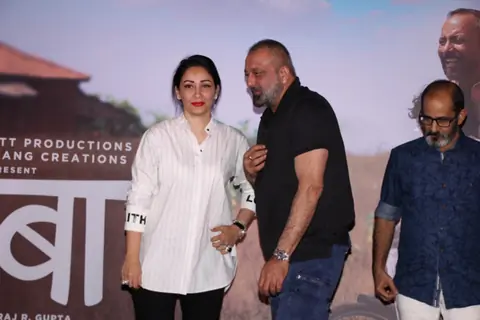 Sanjay Dutt and Manyata Dutt at the launch of Baba! 