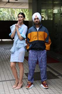 Diljit Dosanjh and Kriti Sanon dazzle as they promote Arjun Patiala (PICS)