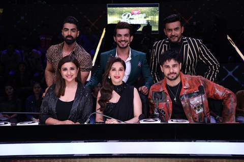 Bollywood celebrities at the sets of Colors' Dance Deewane 