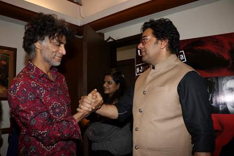Ashutosh Rana and Makrand Deshpande at the promotions of upcoming film Chicken Curry Law