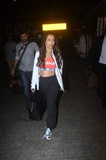 Malaika Arora snapped on the airport