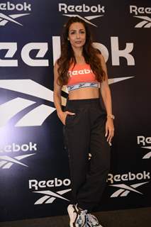 Malaika Arora snapped at the launch of a Reebok store