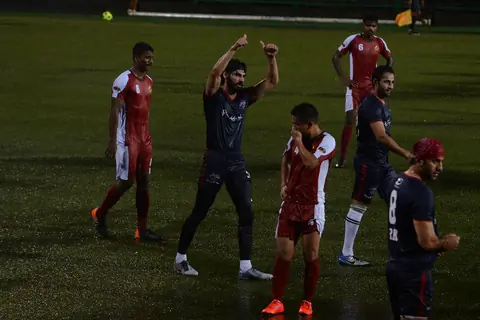 Bollywood Actors play Football on Kargil Vijay Diwas with the soldiers from the Navy and Army
