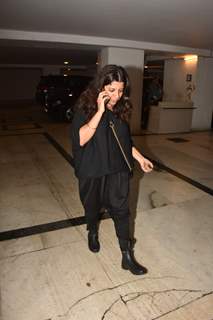 Bollywood Celebrities snapped at Karan Johar's house