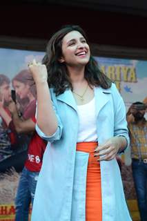 Parineeti Chopra at the promotions of Jabariya Jodi