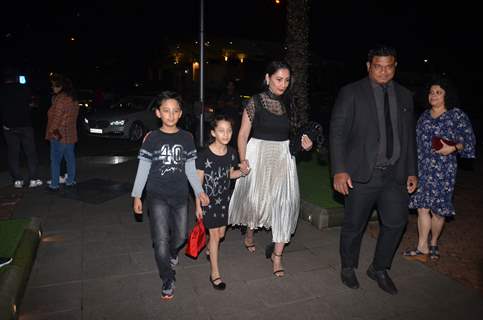 Manyata Dutt at BKC for Sanjay Dutt's birthday bash!