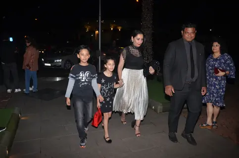 Manyata Dutt at BKC for Sanjay Dutt's birthday bash!