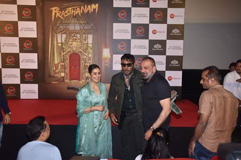 Bollywood celebrities at the trailer launch of Prasthanam!