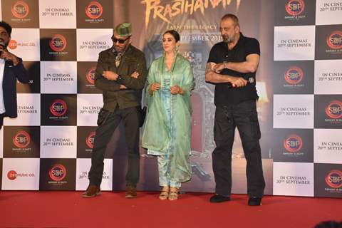 Bollywood celebrities at the trailer launch of Prasthanam!