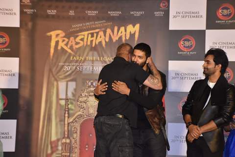 Bollywood celebrities at the trailer launch of Prasthanam!