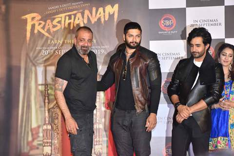 Bollywood celebrities at the trailer launch of Prasthanam!