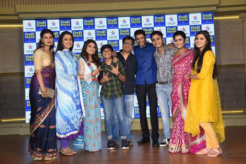 Nimki Vidhayak Star Cast during launch in Mumbai