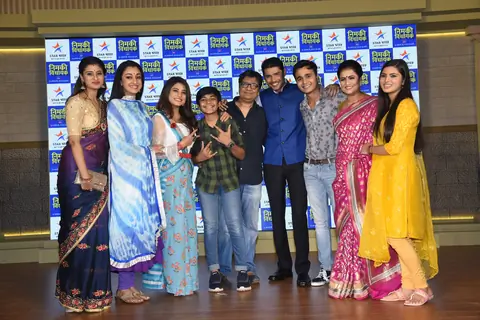 Nimki Vidhayak Star Cast during launch in Mumbai