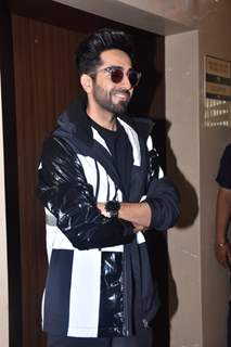 Ayushmann Khurrana snapped during the Dream Girl trailer launch