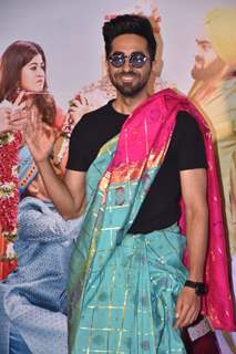 Ayushmann Khurrana snapped during the Dream Girl trailer launch