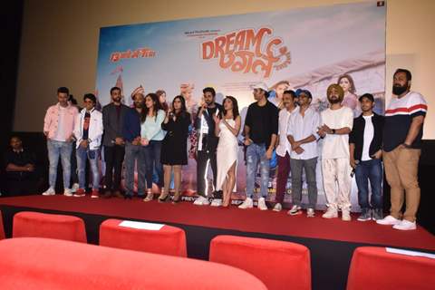 The cast of Dream Girl snapped at the trailer launch!