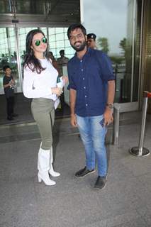 Divya Khosla Kumar spotted at the airport