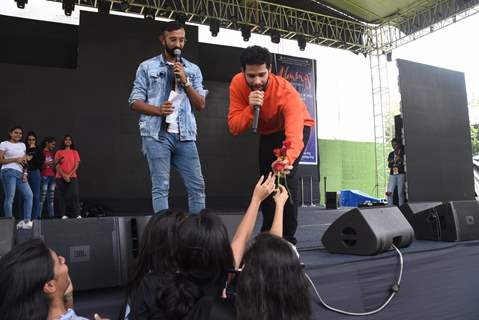 Siddhant Chaturvedi was spotted around at a college fest!