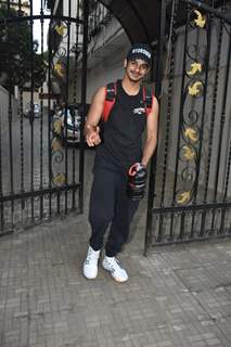 Ishaan Khattar on his way to the gym!