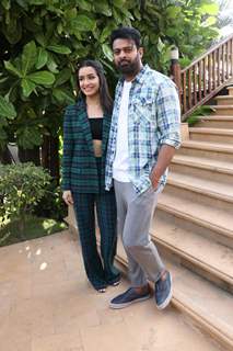Prabhas and Shraddha Kapoor at the promotions of Saaho!