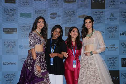 Pooja Hegde and Diana Penty snapped at Lakme Fashion Week!