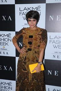 Mandira Bedi snapped at Lakme Fashion Week!