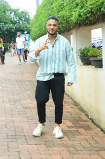 Raftaar on the sets of DID