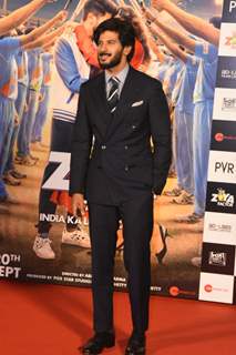 Dulquer Salmaan papped during The Zoya Factor trailer launch