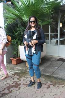 Sameera Reddy spotted around the town!