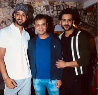 Siddharth Kumar Tewary with Sourabh Raaj Jain and Vishal Aditya Singh