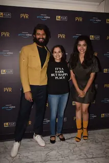 Vijay Deverakonda and Rashmika Mandanna snapped at the promotions of Dear Comrade!