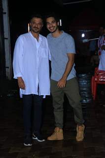 Anil Kapoor and Ishaan Khatter snapped around the town!