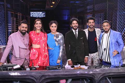 Karan Wahi, Raftaar, Kareena Kapoor Khan, Bosco Martis along with Sonam Kapoor and Dulquer Salman