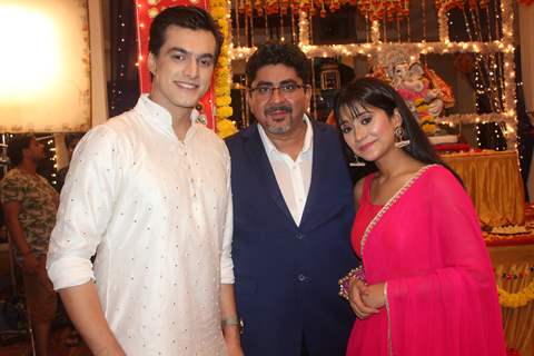 Rajan Shahi, Mohsin Khan and Shivangi Joshi