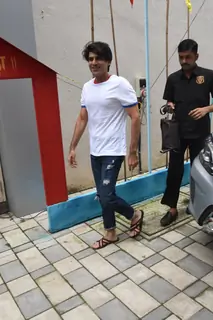 Varun Dhawan and Kartik Aaryan snapped at T-series office