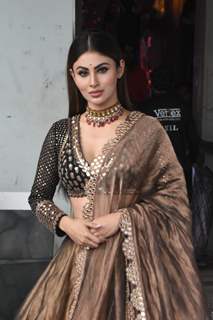 Mouni Roy snapped at the sets of Made In China