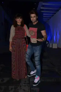 Manish Paul snapped with wife!
