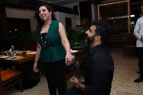 Munisha Khatwani and Sameer Thakur